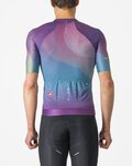 CASTELLI Cyklistický dres s krátkým rukávem - R-A/D - fialová