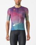CASTELLI Cyklistický dres s krátkým rukávem - R-A/D - fialová