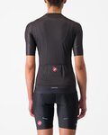 CASTELLI Cyklistický dres s krátkým rukávem - ESPRESSO W - antracitová