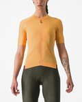 CASTELLI Cyklistický dres s krátkým rukávem - ESPRESSO W - oranžová