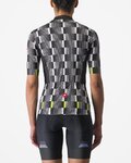 CASTELLI Cyklistický dres s krátkým rukávem - DIMENSIONE - černá/bílá