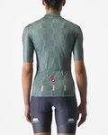CASTELLI Cyklistický dres s krátkým rukávem - DIMENSIONE - zelená