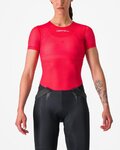 CASTELLI Cyklistické triko s krátkým rukávem - PRO MESH W - červená