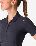 CASTELLI polokošile - MERINO W POLO - černá