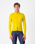 CASTELLI Cyklistická zateplená bunda - PERFETTO AIR - žlutá