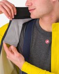 CASTELLI Cyklistická zateplená bunda - PERFETTO AIR - žlutá