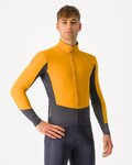 CASTELLI Cyklistická zateplená bunda - PERFETTO AIR - oranžová