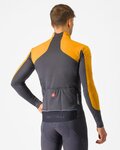 CASTELLI Cyklistická zateplená bunda - PERFETTO AIR - oranžová