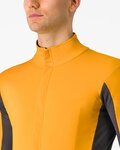 CASTELLI Cyklistická zateplená bunda - PERFETTO AIR - oranžová