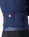 CASTELLI Cyklistický dres s dlouhým rukávem zimní - ESPRESSO THERMAL - modrá