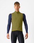 CASTELLI Cyklistická vesta - ESPRESSO VEST - zelená