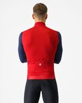 CASTELLI Cyklistická vesta - ESPRESSO VEST - červená