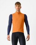 CASTELLI Cyklistická vesta - ESPRESSO VEST - oranžová
