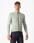 CASTELLI Cyklistický dres s dlouhým rukávem zimní - UNLIMITED TRAIL 2 - světle zelená