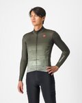 CASTELLI Cyklistický dres s dlouhým rukávem zimní - UNLIMITED THERMAL - zelená