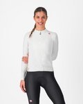 CASTELLI Cyklistický dres s dlouhým rukávem zimní - ESPRESSO THERMAL W - bílá