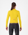 CASTELLI Cyklistický dres s dlouhým rukávem zimní - ESPRESSO THERMAL W - žlutá