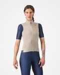 CASTELLI Cyklistická vesta - ESPRESSO W - šedá