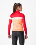 CASTELLI Cyklistický dres s dlouhým rukávem zimní - TORNARE W - oranžová