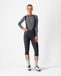 CASTELLI Cyklistické kalhoty 3/4 s laclem - ENTRATA W - černá