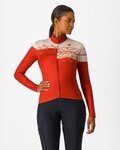 CASTELLI Cyklistický dres s dlouhým rukávem zimní - UNLIMITED THERMAL 2 W - červená