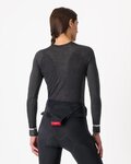 CASTELLI Cyklistické triko s dlouhým rukávem - MERINO SEAMLESS W - černá