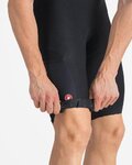 CASTELLI Cyklistické kalhoty krátké s laclem - UNLIMITED ENDURANCE - černá