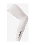 CASTELLI Cyklistické návleky na nohy - UPF50+ LEG 2 - bílá