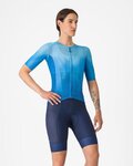 CASTELLI Cyklistické kalhoty krátké s laclem - A/C W - modrá