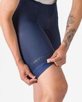 CASTELLI Cyklistické kalhoty krátké s laclem - A/C W - modrá