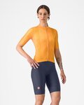 CASTELLI Cyklistické kalhoty krátké s laclem - PRIMA 2 DT - modrá