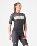 CASTELLI Cyklistický dres s krátkým rukávem - ELEGANTE - černá