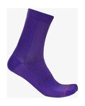 CASTELLI Cyklistické ponožky klasické - ESPRESSO 2 W - fialová