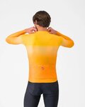 CASTELLI Cyklistický dres s dlouhým rukávem letní - UPF LONG - oranžová