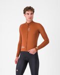CASTELLI Cyklistická větruodolná bunda - DO.DI.CI. - hnědá