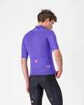 CASTELLI Cyklistická větruodolná bunda - DO.DI.CI. SHORT SLEEVE - fialová