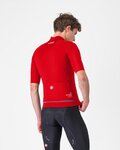 CASTELLI Cyklistická větruodolná bunda - DO.DI.CI. SHORT SLEEVE - červená