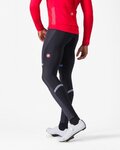 CASTELLI Cyklistické kalhoty dlouhé s laclem - POLARE 4 - černá