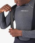 CASTELLI Cyklistické kalhoty dlouhé s laclem - POLARE 4 - černá