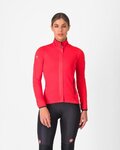 CASTELLI Cyklistická zateplená bunda - ALPHA 150 W - červená