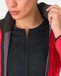 CASTELLI Cyklistická zateplená bunda - ALPHA 150 W - červená