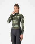 CASTELLI Cyklistický dres s dlouhým rukávem zimní - BLUR THERMAL - zelená