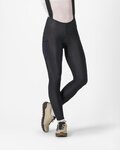 CASTELLI Cyklistické kalhoty dlouhé s laclem - UNLIMITED W DT - černá