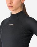 CASTELLI Cyklistické triko s dlouhým rukávem - FLANDERS 2 WARM W - černá