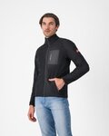 CASTELLI mikina - CLASSICO FLEECE - černá