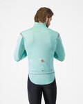 CASTELLI Cyklistická zateplená bunda - PERFETTO ROS 3 - světle modrá