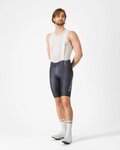 CASTELLI Cyklistické kalhoty krátké s laclem - AERO RACE S KIT - černá