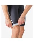 CASTELLI Cyklistické kalhoty krátké s laclem - AERO RACE S KIT - černá