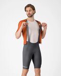 CASTELLI Cyklistické kalhoty krátké s laclem - ESPRESSO 2 - šedá
