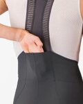 CASTELLI Cyklistické kalhoty krátké s laclem - ESPRESSO 2 - šedá